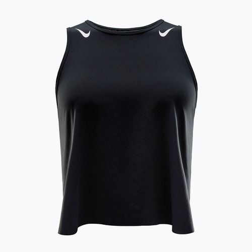 Tricou de alergare pentru femei Nike AeroSwift Dri-Fit ADV Cropped Tank Top black/white