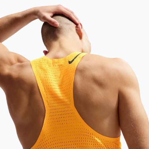 Tricou de alergare pentru bărbați Nike AeroSwift Dri-Fit ADV laser orange/black