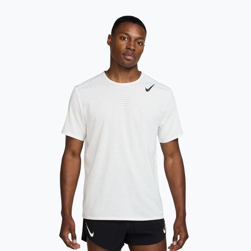 Tricou de alergare pentru bărbați Nike AeroSwift Dri-Fit ADV Summit White/Black