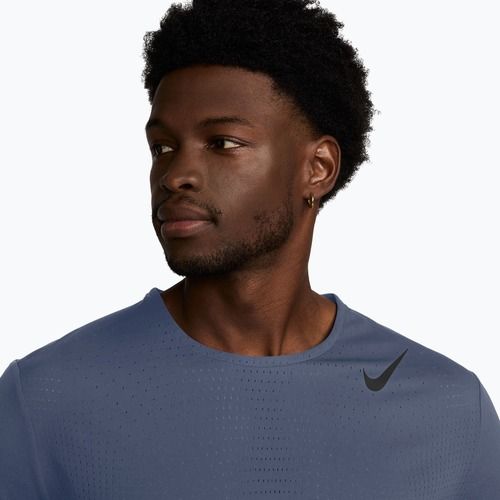 Tricou de alergare pentru bărbați Nike AeroSwift Dri-Fit ADV diffused blue/black