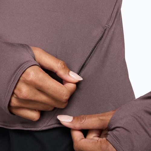 Longsleeve de alergare pentru femei Nike Swift Dri-Fit UV 1/4-Zip tattoo