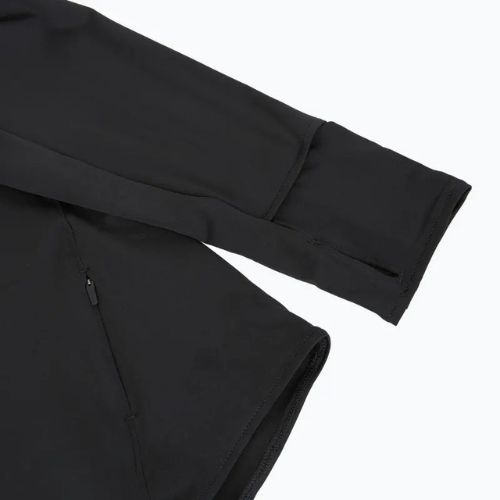 Longsleeve de alergare pentru femei Nike Swift Dri-FIT UV 1/4-Zip Plus Size black