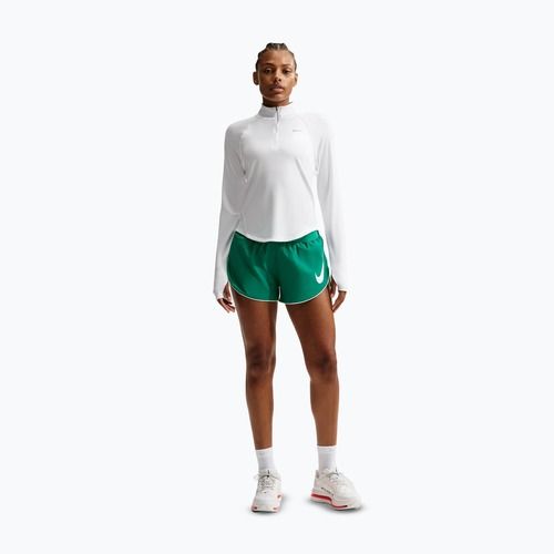 Bluză cu mânecă lungă de alergare pentru femei Nike Tempo Swoosh Run Dri-Fit 1/4-Zip white/black