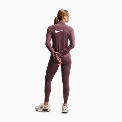 Bluză de alergare pentru femei Nike Tempo Swoosh Run Dri-Fit 1/4-Zip tattoo/white