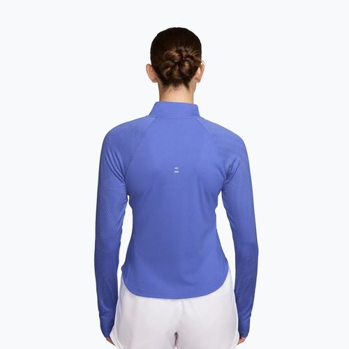 Longsleeve de alergare pentru femei Nike Tempo Flash Dri-Fit 1/4 Zip sapphire/black/white
