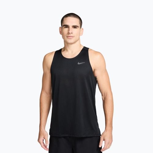 Tricou de alergare pentru bărbați Nike Stride Dri-Fit ADV black