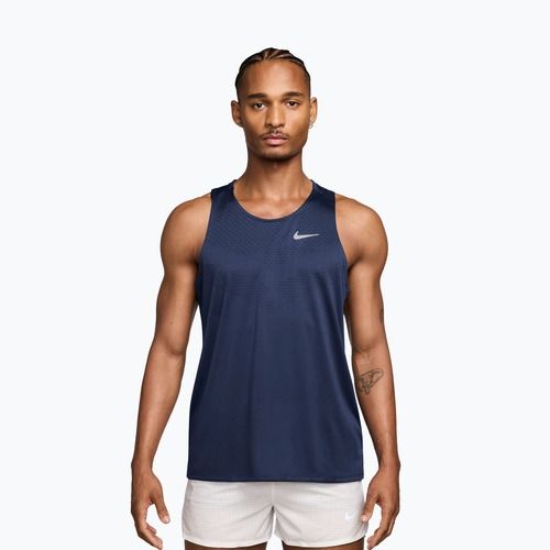 Tricou de alergare pentru bărbați Nike Stride Dri-Fit ADV midnight navy