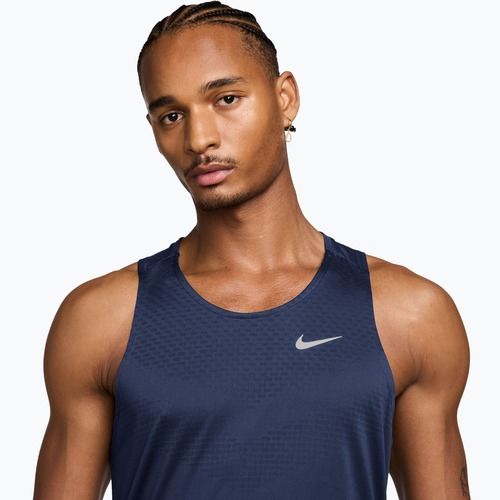 Tricou de alergare pentru bărbați Nike Stride Dri-Fit ADV midnight navy