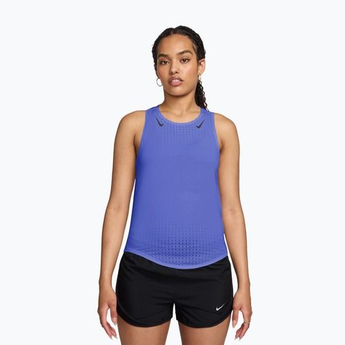 Tricou de alergare pentru femei Nike AeroSwift Dri-Fit ADV Singlet sapphire/black