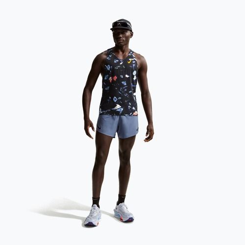 Tricou de alergare pentru bărbați Nike AeroSwift Dri-Fit ADV Singlet black/laser orange