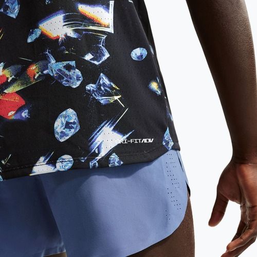 Tricou de alergare pentru bărbați Nike AeroSwift Dri-Fit ADV black/laser orange