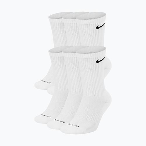 Șosete pentru bărbați Nike Everyday Plus Cushioned Crew 6 pairs white/black
