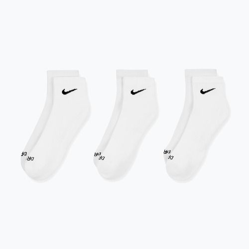 Șosete Nike Everyday Plus Cushioned Ankle 3 perechi white/black