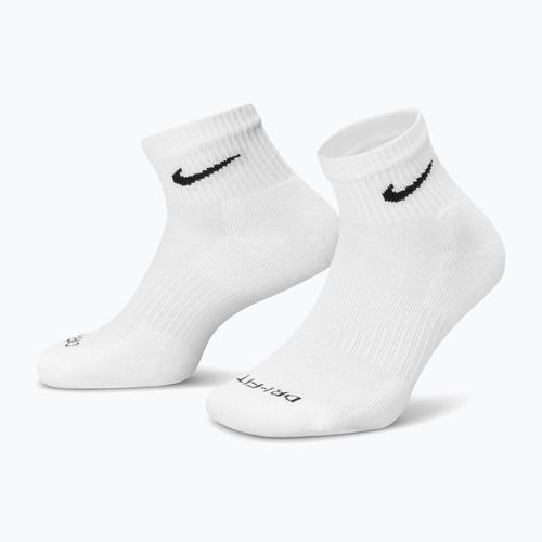 Șosete Nike Everyday Plus Cushioned Ankle 3 perechi white/black