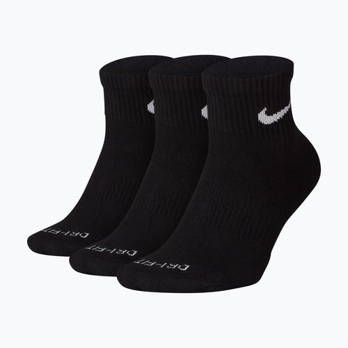 Șosete Nike Everyday Plus Cushioned Ankle 3 perechi black/white