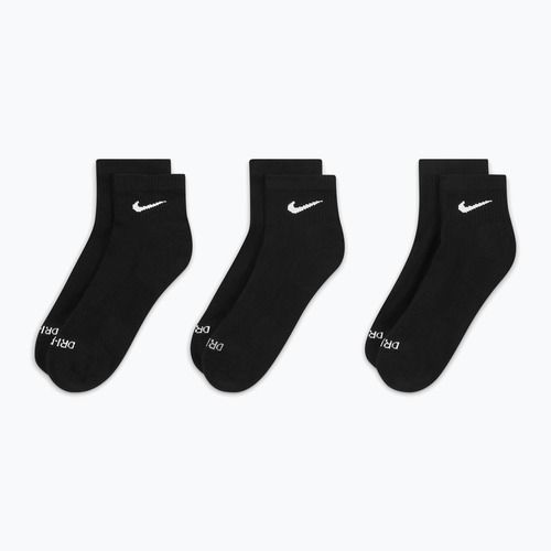 Șosete Nike Everyday Plus Cushioned Ankle 3 perechi black/white