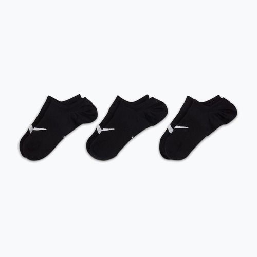 Șosete pentru femei Nike Everyday Plus Lightweight Footie 3 perechi black/white