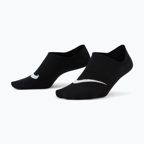 Șosete pentru femei Nike Everyday Plus Lightweight Footie 3 perechi black/white
