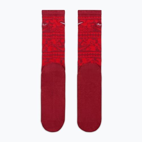 Șosete Nike Everyday Plus Cushioned Crew team crimson/metallic silver