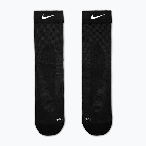 Șosete Nike Running Wool Micro Crew black/dark smoke grey