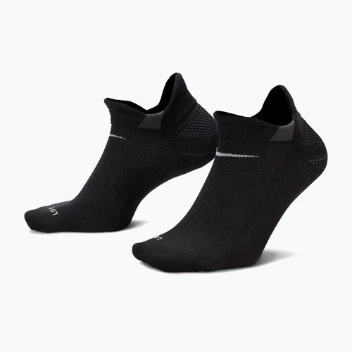 Șosete Nike Running No-Show Wool black/dark smoke grey/light smoke grey