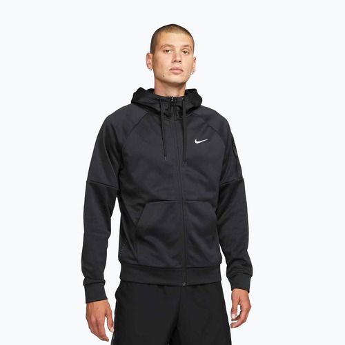 Bluză de antrenament pentru bărbați Nike Therma Fit Full-Zip black/black/white