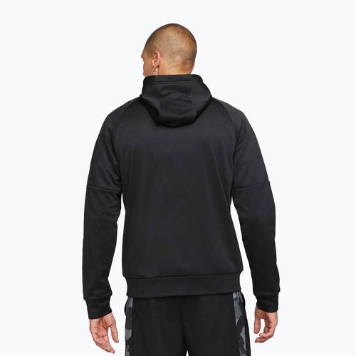 Bluză de antrenament pentru bărbați Nike Therma Fit Full-Zip black/black/white