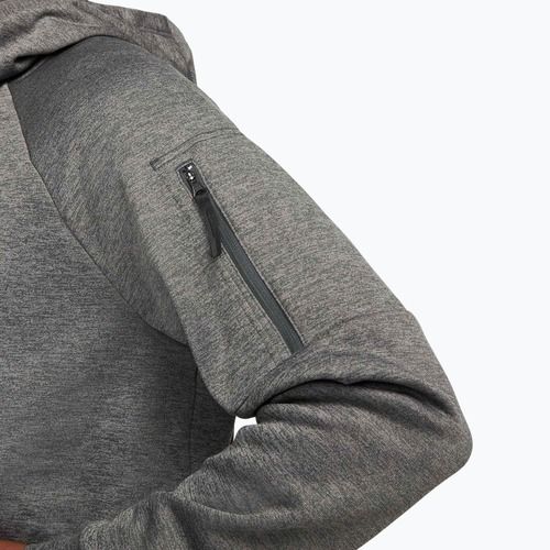 Bluză de antrenament pentru bărbați Nike Therma Fit Full-Zip charcoal heather/dark smoke grey/black