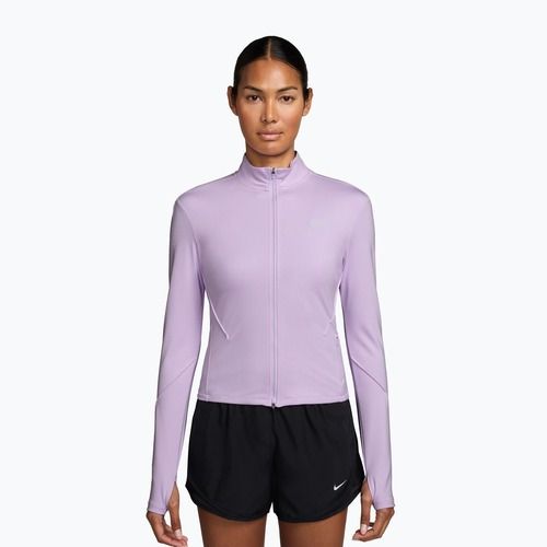 Bluză de alergare pentru femei Nike Swift Dri-Fit Full Zip Mid-Layer violet mist