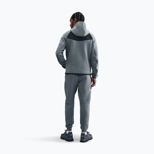 Bluză pentru bărbați Nike Tech Windrunner Full-Zip Cool Grey/Dark Smoke Grey/Volt