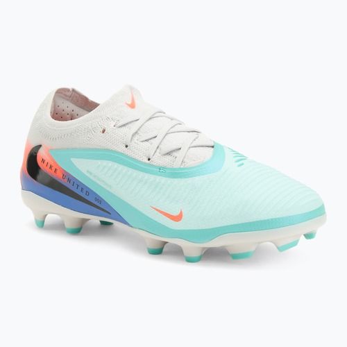 Încălțăminte de fotbal pentru bărbați Nike United Phantom 6 Low Pro Jr FG/MG pistachio frost/hyper orange