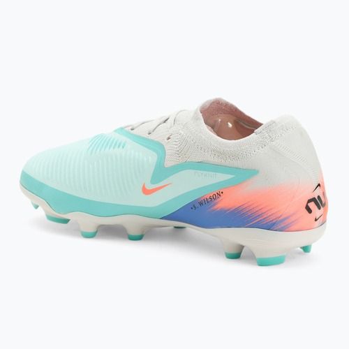 Încălțăminte de fotbal pentru bărbați Nike United Phantom 6 Low Pro Jr FG/MG pistachio frost/hyper orange