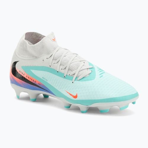 Încălțăminte de fotbal pentru bărbați Nike United Phantom 6 High Academy FG/MG pistachio frost/hyper orange