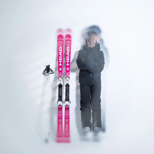 Schiuri de coborâre HEAD WC Rebels e-Race Pro RP WCR 14 + legături Freeflex 14 GW 75 Years pink