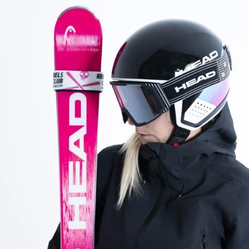 Schiuri de coborâre HEAD WC Rebels e-Race Pro RP WCR 14 + legături Freeflex 14 GW 75 Years pink