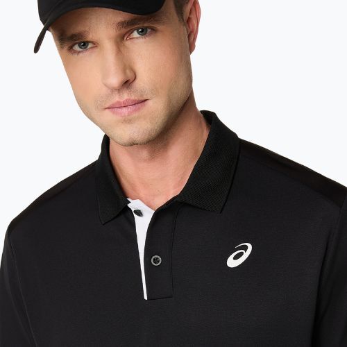 Tricou polo pentru bărbați ASICS Court Polo performance black