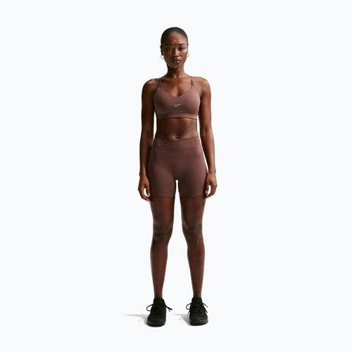 Sutien de antrenament Nike Indy Padded Gloss light chocolate