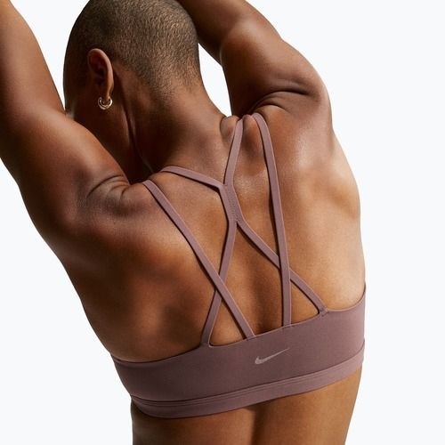 Sutien de antrenament Nike Zenvy Strappy Light-Support tottoo/white