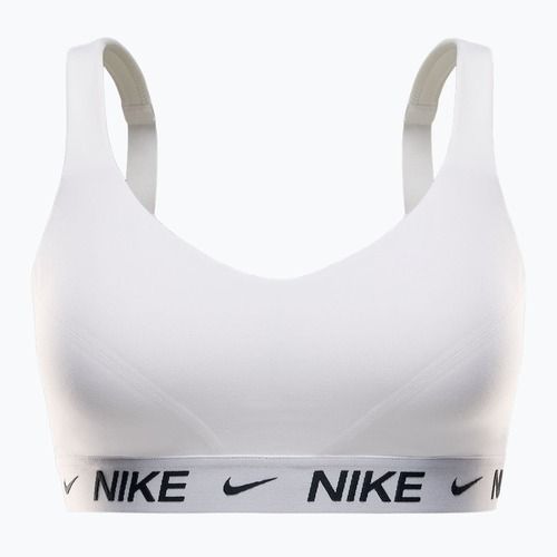 Sutien de antrenament Nike Indy High Support white/stone mauve/black