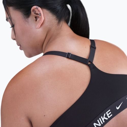 Sutien de antrenament Nike Indy Light Support mărimi mari black/black/white