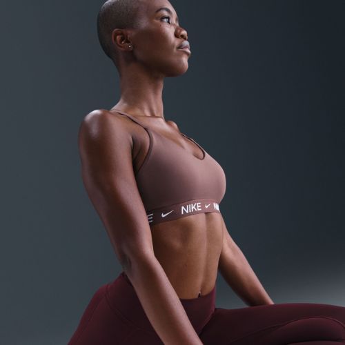 Sutien de antrenament Nike Dri-Fit Indy Light Support tattoo/tattoo/white