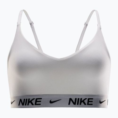 Sutien de antrenament Nike Dri-Fit Indy Light Support white/black