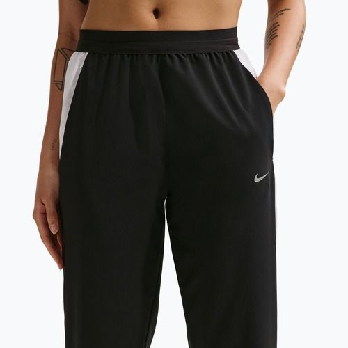 Pantaloni de alergare pentru femei Nike Tempo Swoosh Dri-Fit Mid-Rise 7/8 black/white