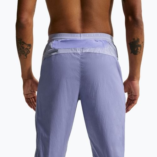 Pantaloni de alergare pentru bărbați Nike Stride Repel Woven iron purple/indigo haze