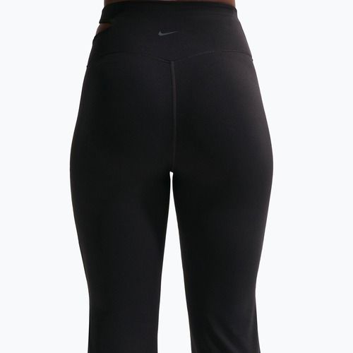 Pantaloni de antrenament pentru femei Nike Zenvy High-Waisted Flared black/pcg3c