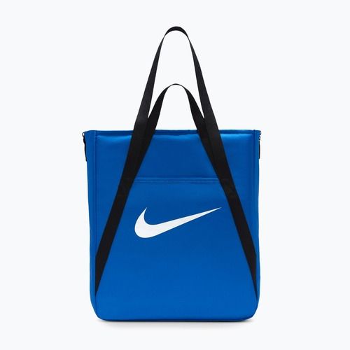 Geantă de antrenament pentru femei Nike Gym 28 l Game Royal/Black/White