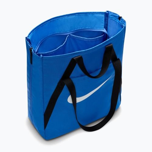 Geantă de antrenament pentru femei Nike Gym 28 l Game Royal/Black/White