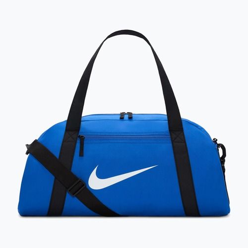 Geantă de antrenament pentru femei Nike Gym Club 24 l game royal/black/white