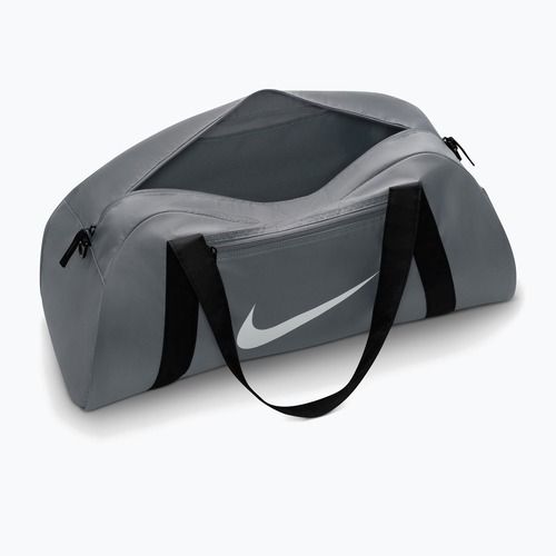 Geantă de antrenament pentru femei Nike Gym Club 24 l smoke grey/black/white