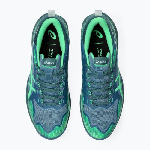 Încălțăminte de padel pentru bărbați Asics Sonicmash FF saba blue/vital green